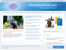 Tablet Screenshot of en.clearharmony.net
