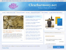 Tablet Screenshot of http.www.fr.clearharmony.net